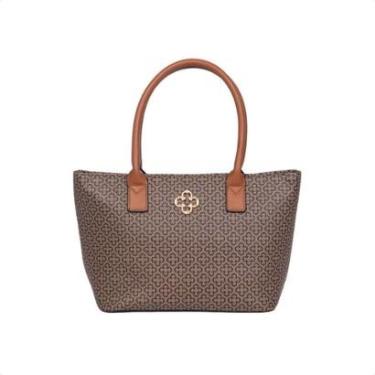 Imagem de Bolsa Tote Capodarte Monograma Com Alça Fixa-Feminino