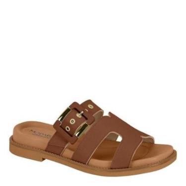 Imagem de Sandalia Ortopedica Modare Feminina Conforto Mule 7205.105 - Creme - 35-Feminino