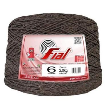 Imagem de Barbante Fial nº6 2 kg, 35 Marrom