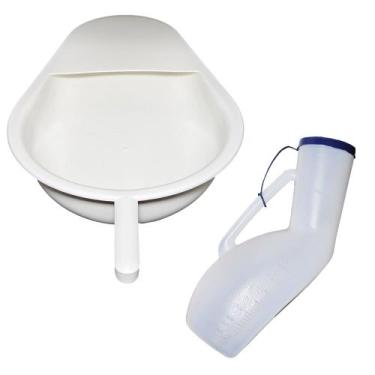 Imagem de KIT COMADRE 2L + PAPAGAIO 1L COLETOR DE URINA - CELLPUS Tamanho:Único,