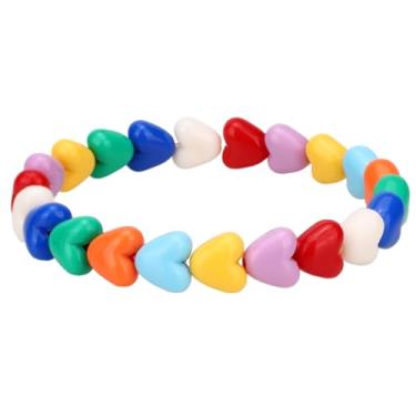 Imagem de Pulseira Amigos Não Mentem, Forma de Coração Amizade Pulseira de Contas Ajustável para Amigos Família Halloween e Natal