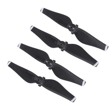 Imagem de Cosiki 2 Pares/conjunto Hélices de Liberação Rápida de Fibra de Carbono Duráveis ​​para Mavic Air Drone, Lâmina de Substituição para Vôo Rápido, Design Portátil para Entusiastas de RC (Borda Branca)