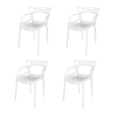 Imagem de Conjunto com 4 Cadeiras Allegra Berrini  Branca