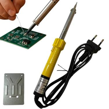 Imagem de Ferro de Solda 40W 127V Profissional com Ponta de Precisão – Rápido Aquecimento, Cabo Resistente, Ideal para Eletrônica, Reparo Placas, Soldagem Manutenção, Artesanato, Hobby, Doméstico e Profissional
