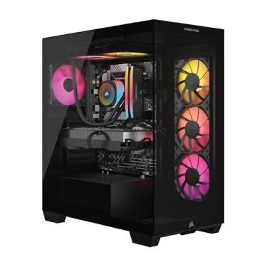 Imagem de Corsair Vengeance a7400 PC para jogos – CPU AMD Ryzen 7 7800X3D resfriada a líquido – GPU NVIDIA GeForce RTX 5080 – Memória 32GB Vengeance RGB DDR5 – SSD M.2 de 2 TB – Preto