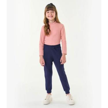 Imagem de Calça Infantil Feminina Molecotton Trick Nick Azul, 4, Azul
