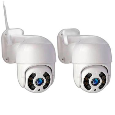 Imagem de Kit 2 Câmeras Segurança Wi-Fi 360 Ip Speed Dome A Prova D