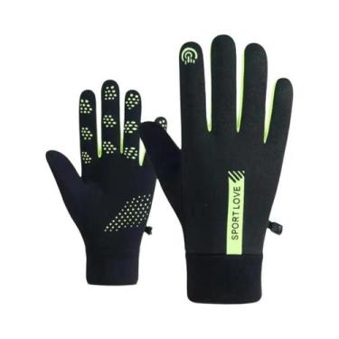 Imagem de Luvas Térmicas De Ciclismo Femininas Em Fleece Para Inverno, À Prova D