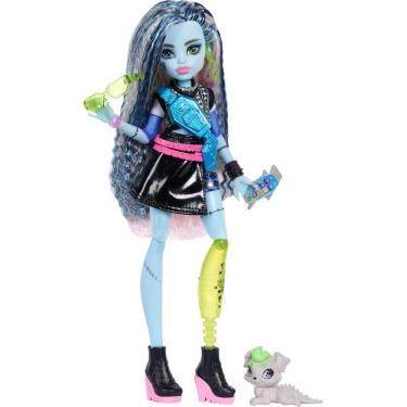 Imagem de Boneca Monster High Frankie Stein com Cachorrinho de Estimação e 7 Acessórios