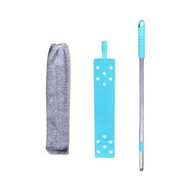 Imagem de Mop Telescópico Extensível Com Cabeça Flexível E Cabo Longo, Escova De