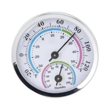 Imagem de Termômetro E Higrômetro Eletrônico Mini Para Uso Interno, Sensor De Te
