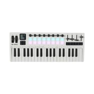Imagem de Controlador De Teclado MIDI RGB De 37 Teclas Com Arpeggiador Sintetiza