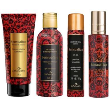 Imagem de Loção Corporal Óleo Massagem Desodorante Perfume - Sofisticatto