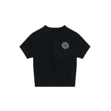 Imagem de Blusa cropped em ribana class infantil menina Young Class-Feminino