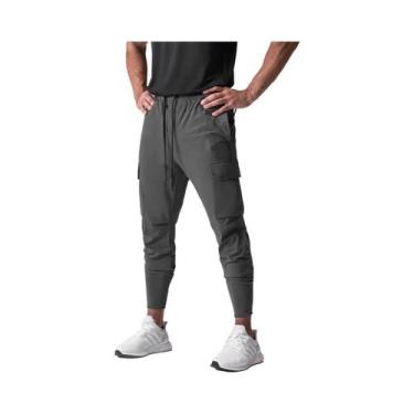 Imagem de Calças De Fitness Masculinas Camufladas De Secagem Rápida E Elásticas 