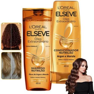 Imagem de Kit Elséve Óleo Extraordinário Loreal Paris 400 ML Nutrição Shampoo + 