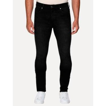 Imagem de Calça Guess Jeans Masculina Skinny Jet Black Tag Preta-Masculino