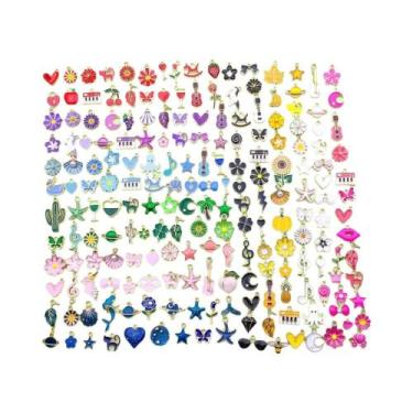 Imagem de Pingentes De Esmalte Em Vários Estilos, 10, 30, 200 Peças Para DIY, Pu