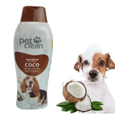 Imagem de Shampoo PetClean Coco Banho e Tosa Cães Cachorros Gatos Pet 700ml - Pe