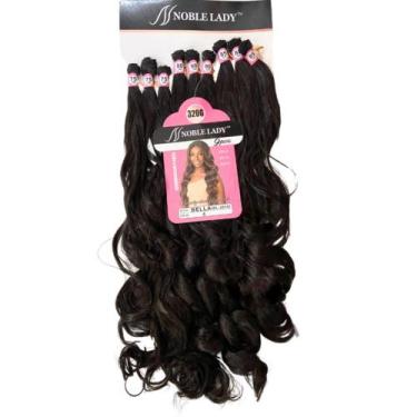 Imagem de Cabelo Ondulado Entrelace Fibra Bio Proteína Super Natural 80cm - bble