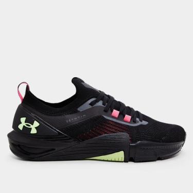 Imagem de Tênis Under Armour Tribase Cross 2 Se Masculino, Preto, Rosa, 41