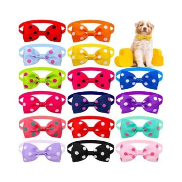 Imagem de Coleira Com Gravata Borboleta Para Cães Pequenos, Acessórios De Estili