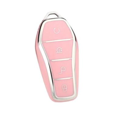 Imagem de Capa Protetora De TPU Macio Para Chave De Carro Com 4 Botões Para BYD 