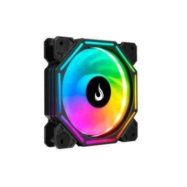 Imagem de Cooler Para Gabinete Rise Mode Hex Turbine 120mm ARBG 2000RPM - RM-H-ARGB-TOR-B