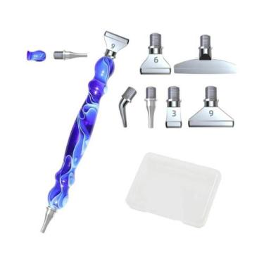 Imagem de Kit De Pincéis Para Pintura Em Diamante 5D Com 6 Pontas Intercambiávei