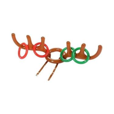 Imagem de Conjunto De Jogo Inflável De Rena Com Chifres Para Festas, 1 Chapéu E 