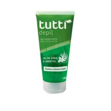 Imagem de Gel Hidratante Pós-Depilação Aloe Vera e Mentol Tutti Depil