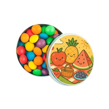 Imagem de Kit 30 Latinhas Lembrancinhas Piquenique das Frutas