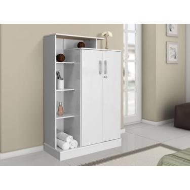 Imagem de Armário Multiuso com Chave Elite Demóbile, Branco