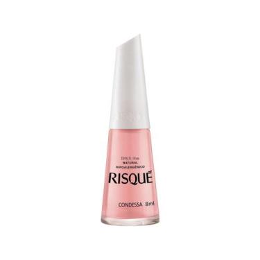 Imagem de Esmalte Natural Condessa 8ml - Risque, Rosa, 8ml