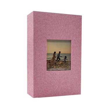 Imagem de Álbum De Fotos De Linho 4x6 - 600 Bolsos Horizontais E Verticais, Pres