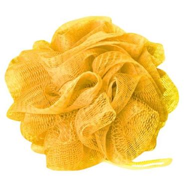 Imagem de Esponja Para Banho Em Nylon 30g Uso Diário Marco Boni, Amarelo