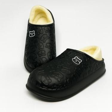 Imagem de Pantufa Inverno Forro Pelúcia - Pantufas Urbanas, Preto, 37