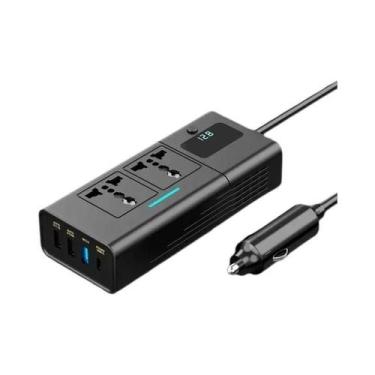 Imagem de Inversor De Energia 12V Para Carro Com Tomada De Isqueiro 110V 220V Ca