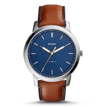 Imagem de Relógio Masculino Fossil FS5304/0AN 44mm Couro Marrom-Masculino
