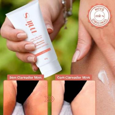 Imagem de Clareador Mivs Intimo e Corporal Virilha Axila Coxa Cotovelo Joelho 60