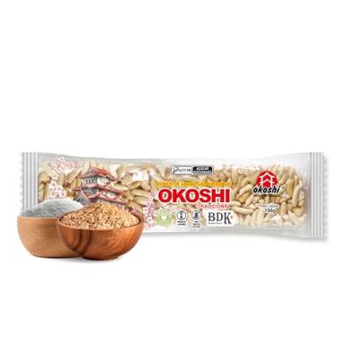 Imagem de OKOSHI - Okoshi Tradicional 6 Barrinhas - Doce Típico Japonês, Snacks Saudáveis de Lanches Fit para a Dieta - Vegano, Sem Glúten, Sem Lactose, Sem Gordura Trans, Kosher