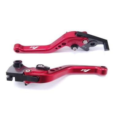 Imagem de Manete Esportivo YZF R1 Gravado a Laser 15 a 22 - NoBrand, Vermelho