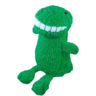 Imagem de Brinquedo para Cachorro Jambo Mordedor Pelúcia Dentinho Dinossauro