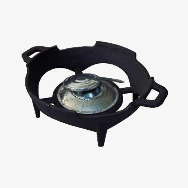 Imagem de Fogareiro de Ferro Fundido a Álcool Para Picanheira 25cm - Rig Fundido