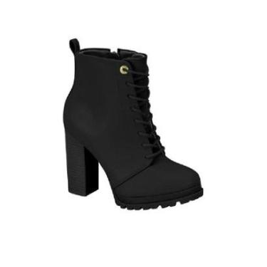 Imagem de Bota Coturno Vizzano Feminino Salto Tratorado Casual 3089 10-Feminino
