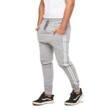 Imagem de CALÇA DE MOLETOM MASCULINA SARUEL SKINNY SPORT LUXO-Masculino