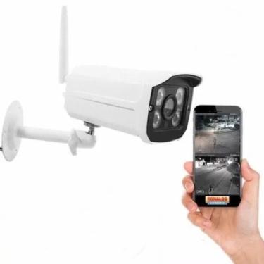 Imagem de Câmera De Segurança Wifi Externa Ip 1080p 2.0 Noturna Sensor Alarme Ap