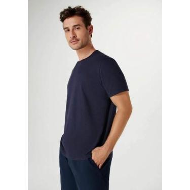 Imagem de Camiseta masculina hering 4600 0201ax7en, XG, Azul