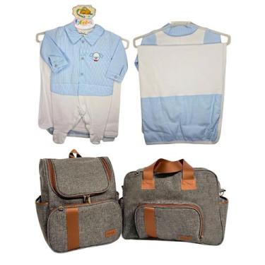 Imagem de kit elena chumbo mais saida de maternidade - Bolsas Boni