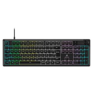 Imagem de Teclado Gamer Corsair CORE K55 RGB, iCUE, RGB, USB 2.0, Preto - CH-922